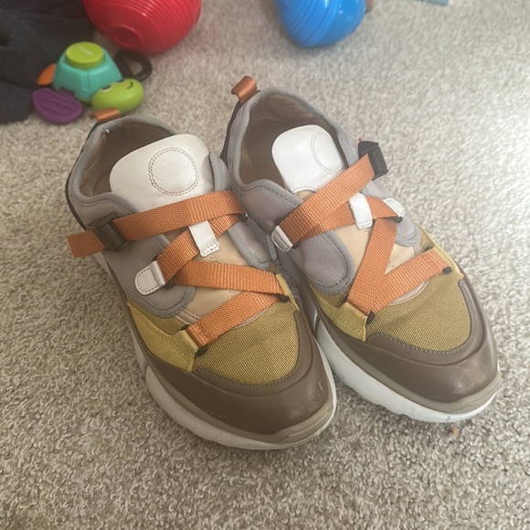 CHLOÉ Sonnie Colorblock Sneakers - Picture 2 of 8